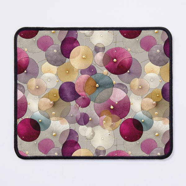 Item preview, Vibrant Organic Circle Pattern with Delicate Linework designed and sold by Moisky Patterns.