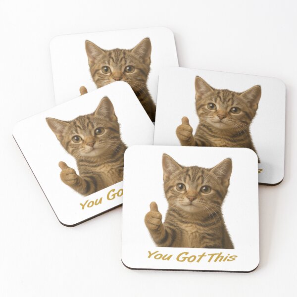 Item preview, You Got This Cat designed and sold by Outlandishrob.