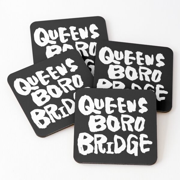 Item preview, The name of New York locations Series "Queens Boro Bridge" by Taisan's Calligraphy designed and sold by TaisanNYC.