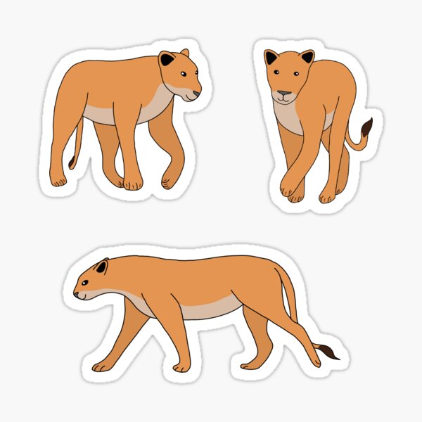 Item preview, Lionesses  designed and sold by Leapingdoe.
