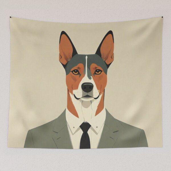 Item preview, Perro jefe | Perro director ejecutivo con traje y corbata designed and sold by MerchMarketer.