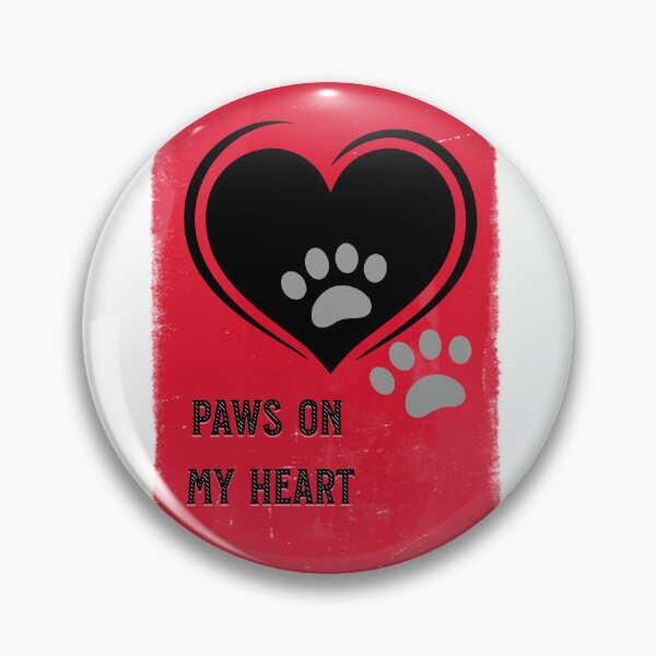 Item preview, Paws on my heart designed and sold by Glen McDonald.