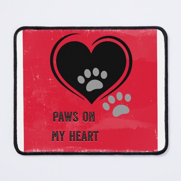 Item preview, Paws on my heart designed and sold by Glen McDonald.