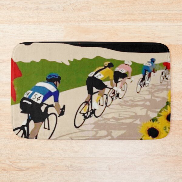 Item preview, GIRO D ITALIA: Colorful Flowered Vintage Bicycle Racing Advertising  Print designed and sold by posterbobs.
