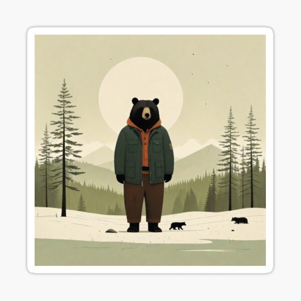 Item preview, Lumberjack Bear | Rugged Bear with Axe Art designed and sold by MerchMarketer.