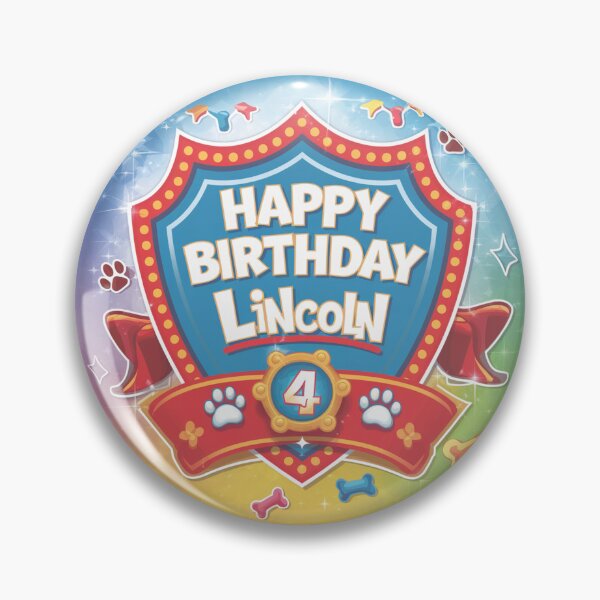Item preview, Lincoln's 4th Birthday designed and sold by whatifsticks.