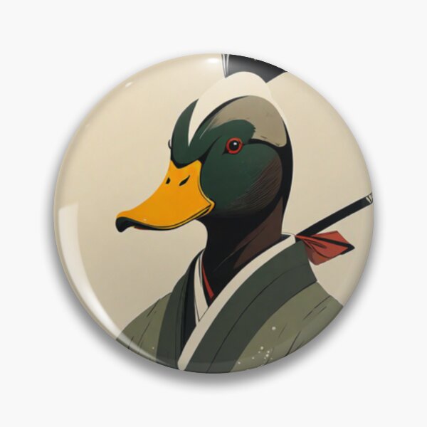 Item preview, Duck Samurai | Fearless Duck Warrior Design designed and sold by MerchMarketer.
