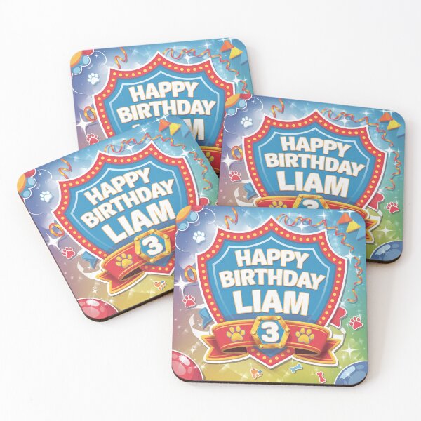 Item preview, Liam's 3rd Birthday designed and sold by whatifsticks.