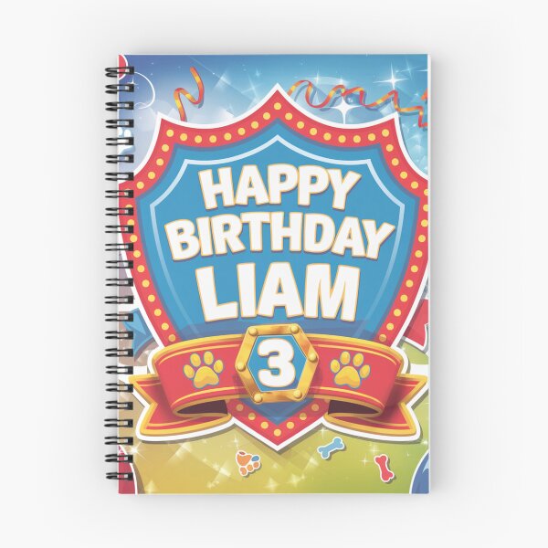 Item preview, Liam's 3rd Birthday designed and sold by whatifsticks.