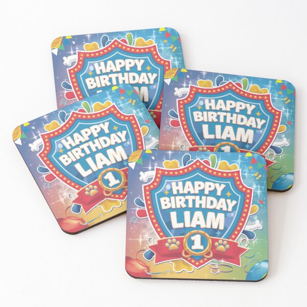 Item preview, Liam's 1st Birthday designed and sold by whatifsticks.