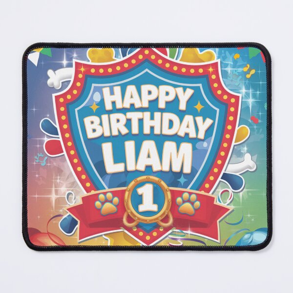Item preview, Liam's 1st Birthday designed and sold by whatifsticks.