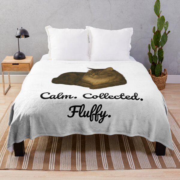 Item preview, Calm. Collected. Fluffy. – The Perfect Mood designed and sold by Zen Cat Studio.
