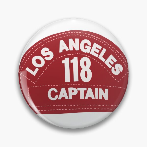 Item preview, 118 Captain Helmet Badge 9-1-1 designed and sold by emmalouise-.