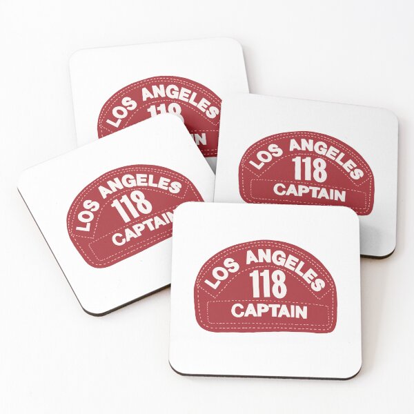 Item preview, 118 Captain Helmet Badge 9-1-1 designed and sold by emmalouise-.