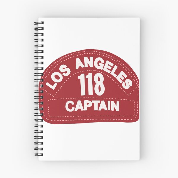 Item preview, 118 Captain Helmet Badge 9-1-1 designed and sold by emmalouise-.