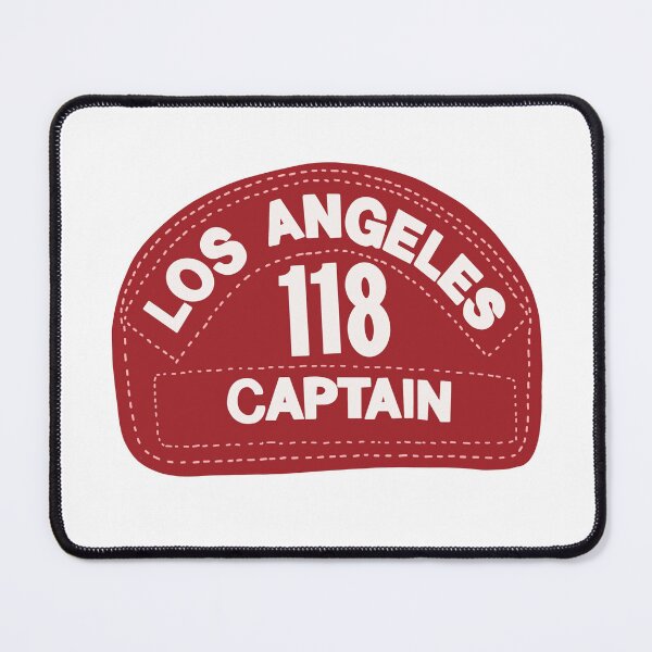 Item preview, 118 Captain Helmet Badge 9-1-1 designed and sold by emmalouise-.