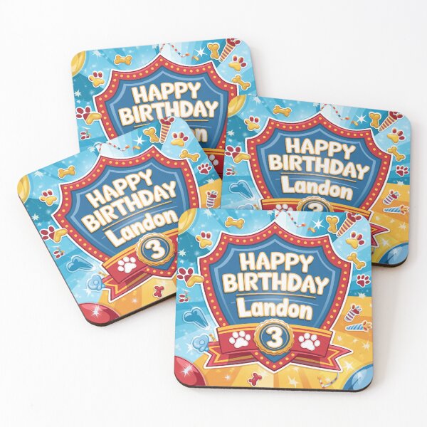 Item preview, Landon's 3rd Birthday designed and sold by whatifsticks.