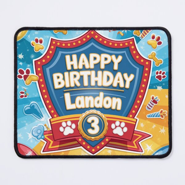 Item preview, Landon's 3rd Birthday designed and sold by whatifsticks.