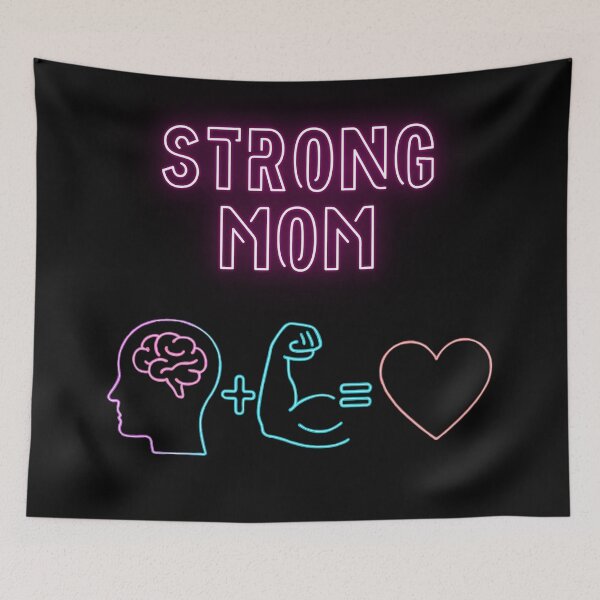 Item preview, Strong Mom: The Power of Mind & Muscle designed and sold by Design_Your_Day.