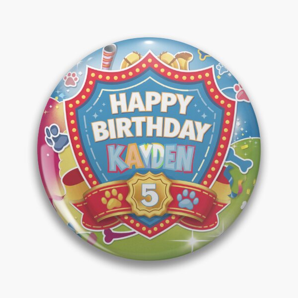 Item preview, Kayden's 5th Birthday designed and sold by whatifsticks.