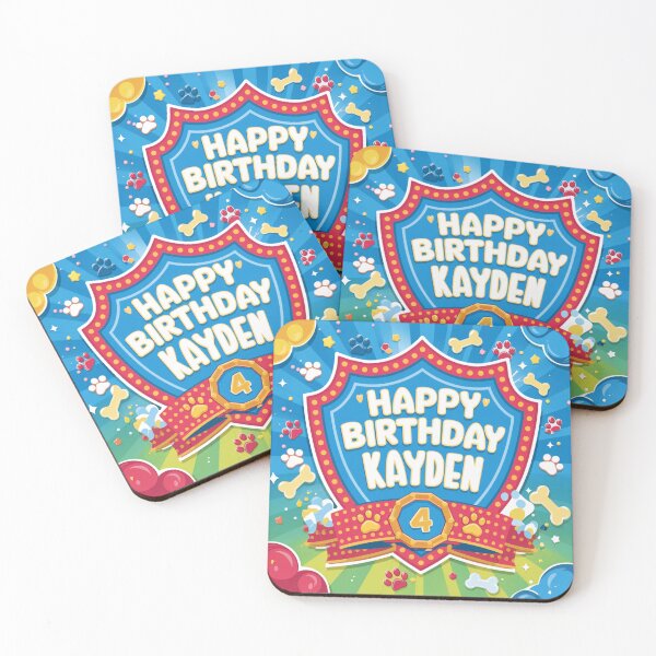 Item preview, Kayden’s 4th Birthday designed and sold by whatifsticks.