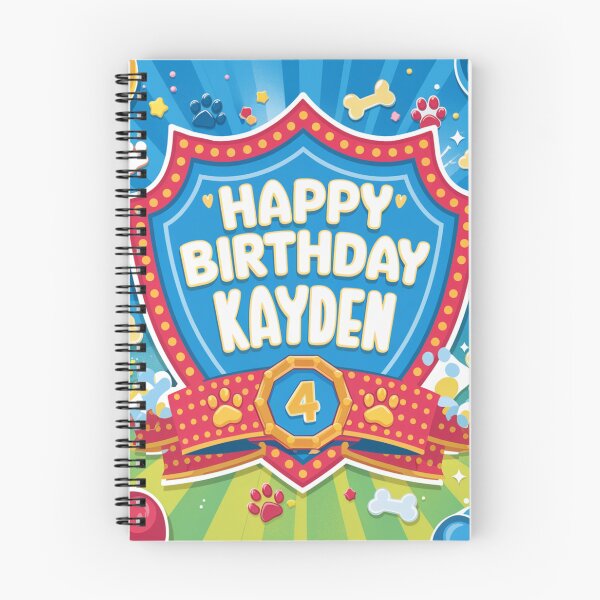 Item preview, Kayden’s 4th Birthday designed and sold by whatifsticks.