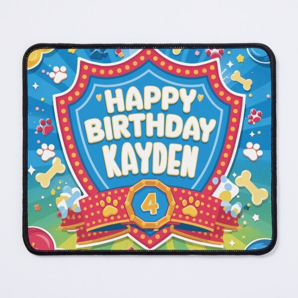 Item preview, Kayden’s 4th Birthday designed and sold by whatifsticks.