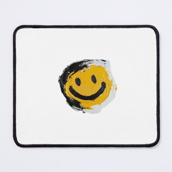 Item preview, Sticker Happy face paint texture designed and sold by vambrosio15.