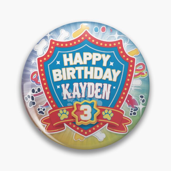 Item preview, Kayden's 3rd Birthday designed and sold by whatifsticks.