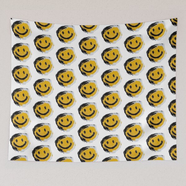 Item preview, Sticker Happy face paint texture designed and sold by vambrosio15.