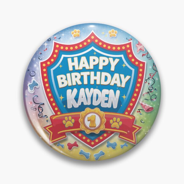 Item preview, Kayden’s 1st Birthday designed and sold by whatifsticks.