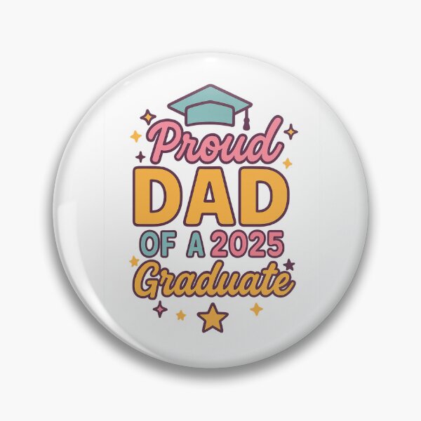 Item preview, Proud Dad Of A 2025 Graduate Graduation Star Fathers designed and sold by OleOleStore.