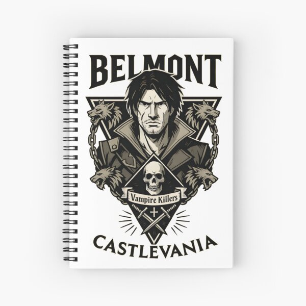 Artikel-Vorschau von Belmont Vampirjäger-Shirt | Castlevania-Fanart | Gothic Dark Fantasy-Logo | Netflix-Anime-inspiriertes Design, designt und verkauft von WAUZ.