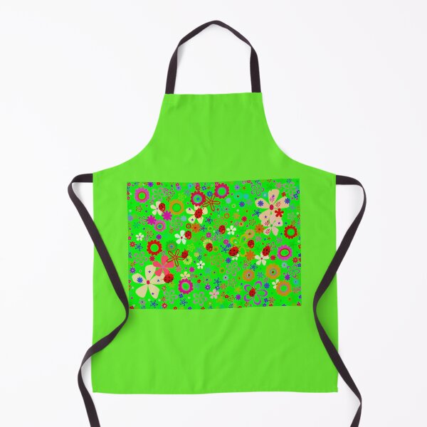 Item preview, Floral print on green designed and sold by manoloshoping.
