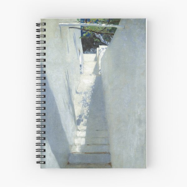 Item preview, Staircase in Capri, Gulf of Naples, Italy portrait painting by John Singer Sargent designed and sold by Jéanpaul  Ferro.