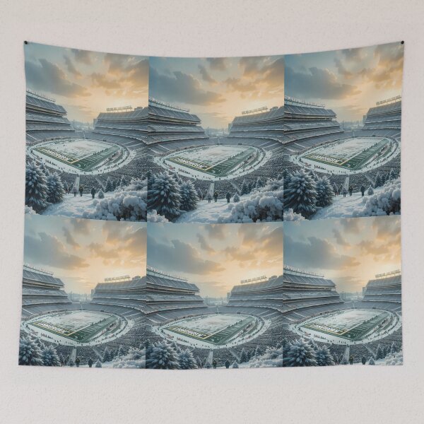 Item preview, Winter Green Bay Packers Football Champion Celebration Art designed and sold by ART ATTACK ZONE.