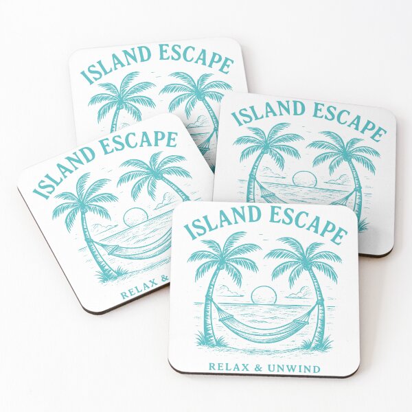 Item preview, Island Escape - Relax and Unwind Hammock Beach Sunset Design designed and sold by WarFX Designs.