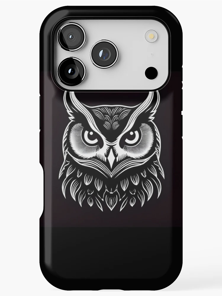 Thumbnail 1 of 4, iPhone Case, Owl - Raloel designed and sold by Raloel Art.