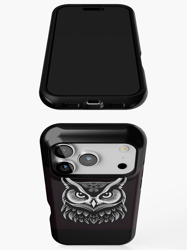 Thumbnail 3 of 4, iPhone Case, Owl - Raloel designed and sold by Raloel Art.