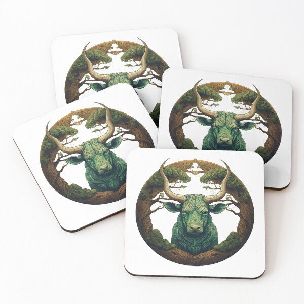 Item preview, Taurus – Sacred Zodiac Badge designed and sold by Gnome Grove.