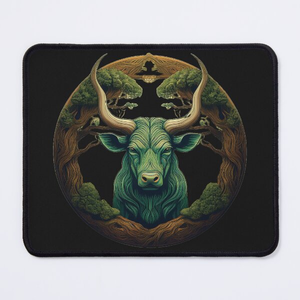 Item preview, Taurus – Sacred Zodiac Badge designed and sold by Gnome Grove.