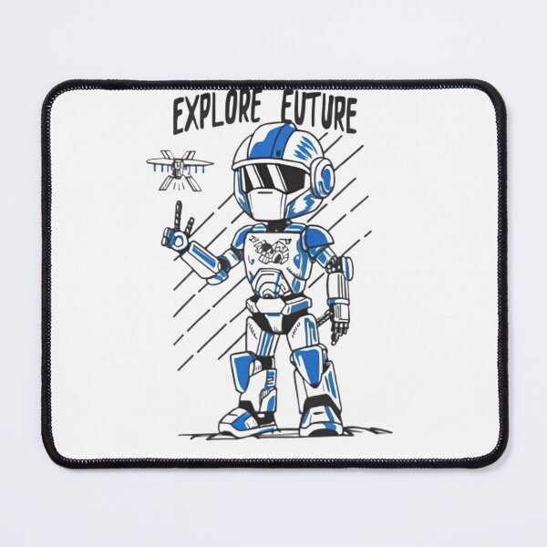 Item preview, Explore the Future – Futuristic Space Exploration & Tech-Inspired Art designed and sold by Colorful-Garden.