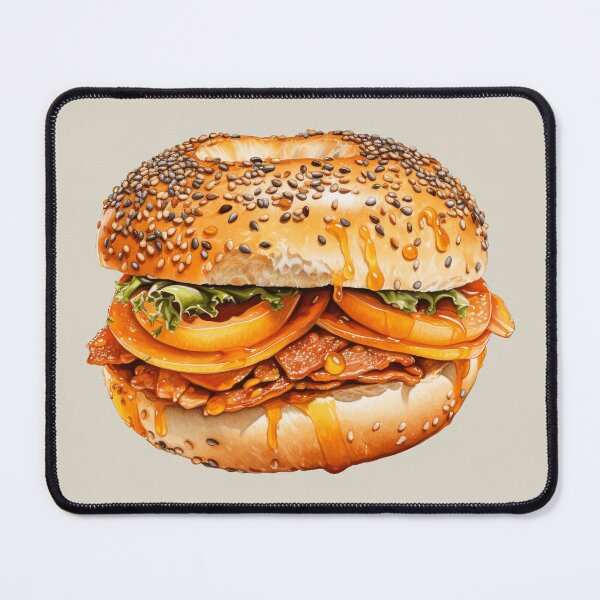 Item preview, Bacon Breakfast Bagel designed and sold by Alicia Chee.