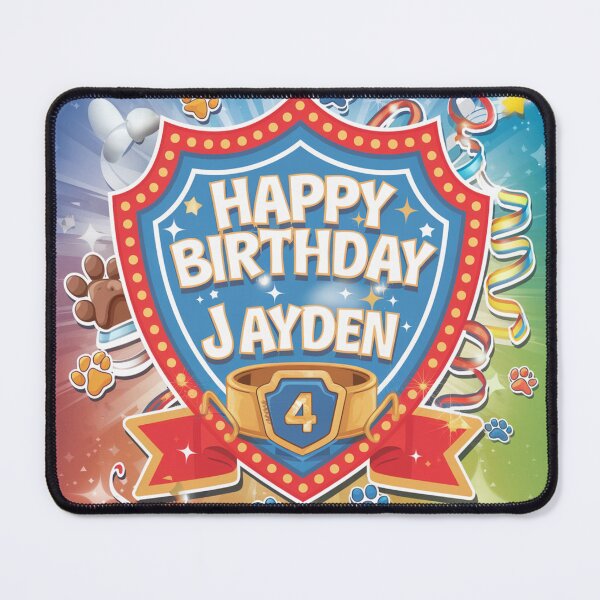 Item preview, Jayden's 4th Birthday designed and sold by whatifsticks.