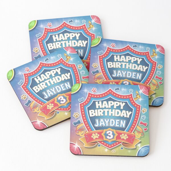 Item preview, Jayden's 3rd Birthday designed and sold by whatifsticks.