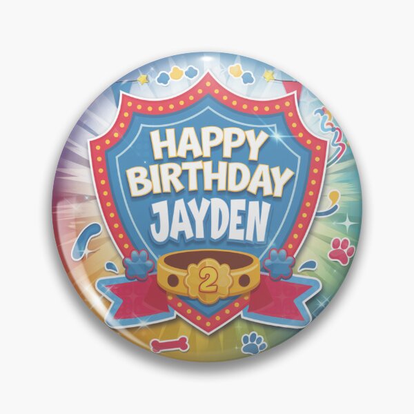 Item preview, Jayden's 2nd Birthday designed and sold by whatifsticks.
