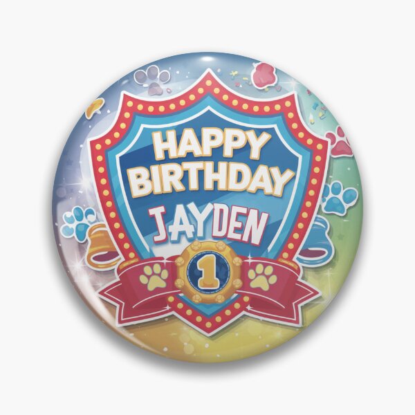 Item preview, Jayden’s 1st Birthday designed and sold by whatifsticks.