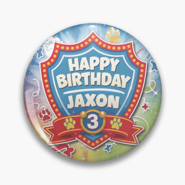 Item preview, Jaxon's 3rd Birthday designed and sold by whatifsticks.