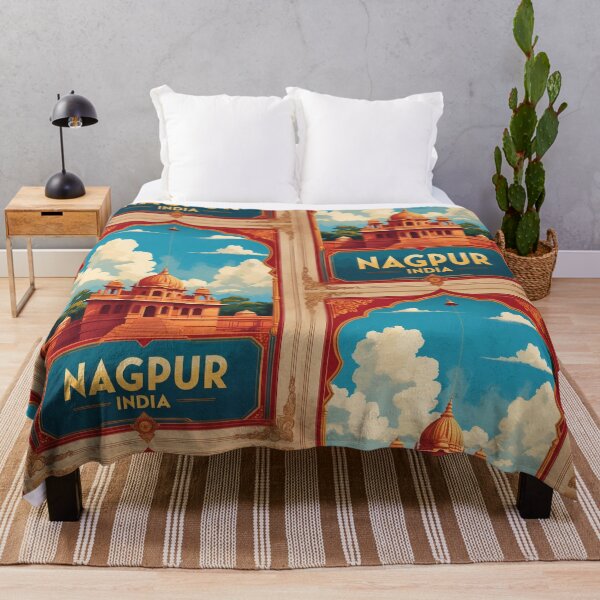 Item preview, Nagpur India Vintage Travel Tourism designed and sold by TravelersGems.