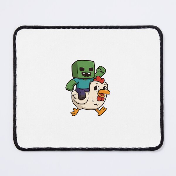 Item preview, chicken jockey minecraft sticker designed and sold by imagesandicons.